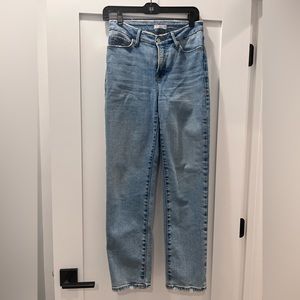 Good American High-Waisted Straight Leg Jeans 0/25